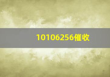 10106256催收