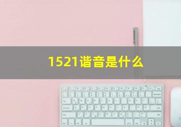 1521谐音是什么