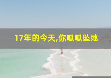 17年的今天,你呱呱坠地