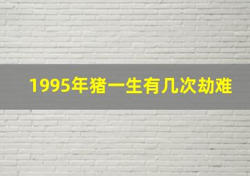 1995年猪一生有几次劫难