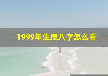 1999年生辰八字怎么看