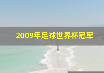 2009年足球世界杯冠军