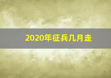 2020年征兵几月走