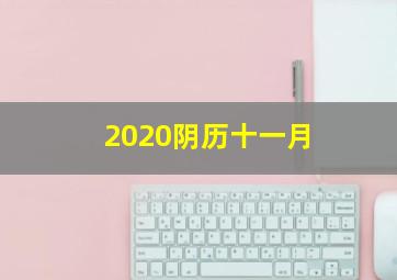 2020阴历十一月