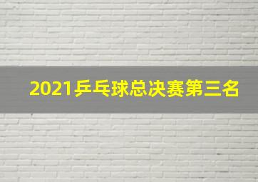 2021乒乓球总决赛第三名