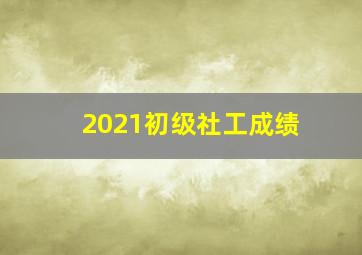 2021初级社工成绩