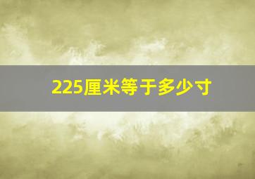 225厘米等于多少寸