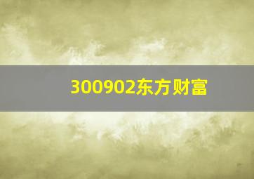 300902东方财富