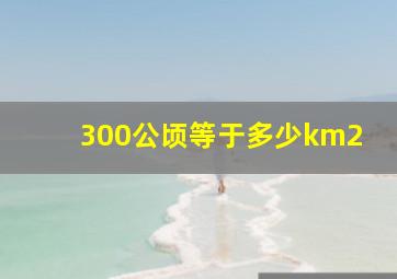 300公顷等于多少km2