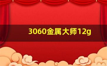 3060金属大师12g