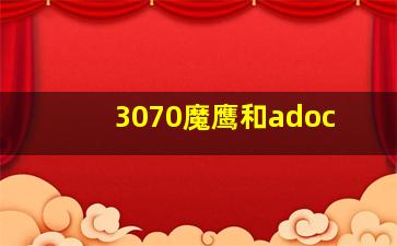 3070魔鹰和adoc