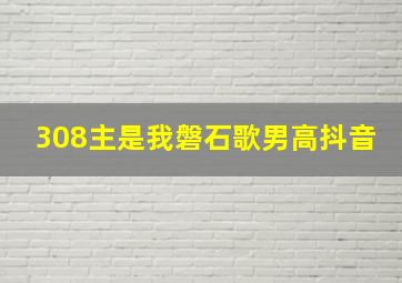 308主是我磐石歌男高抖音