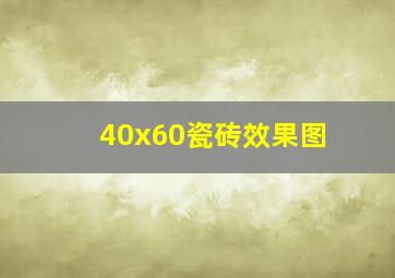 40x60瓷砖效果图