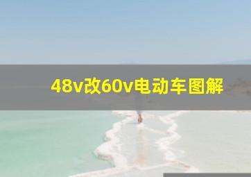 48v改60v电动车图解