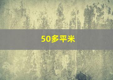 50多平米