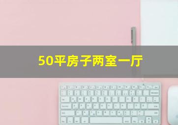 50平房子两室一厅