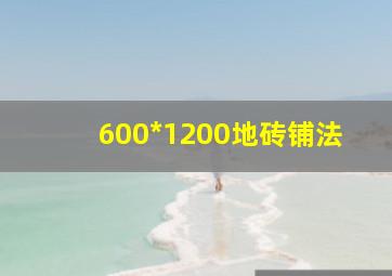 600*1200地砖铺法