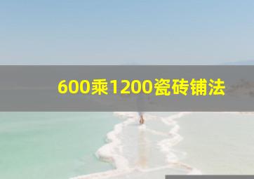 600乘1200瓷砖铺法