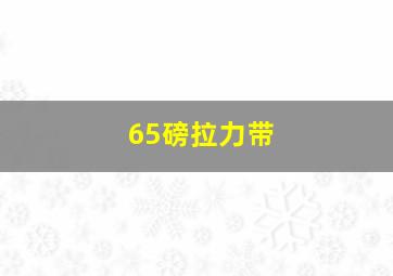 65磅拉力带