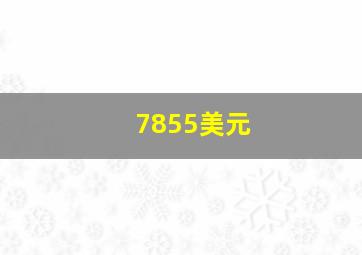 7855美元