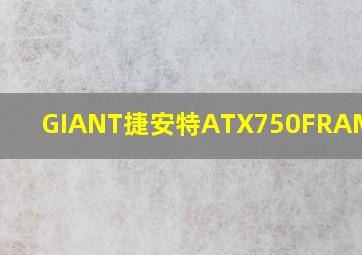 GIANT捷安特ATX750FRAME车架