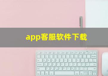 app客服软件下载