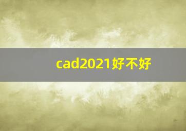 cad2021好不好