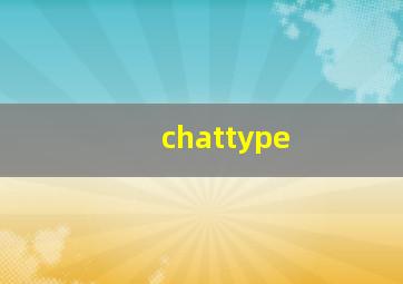 chattype