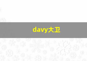 davy大卫