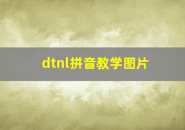 dtnl拼音教学图片