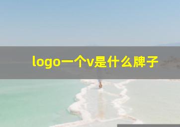 logo一个v是什么牌子