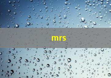 mrs