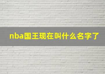 nba国王现在叫什么名字了