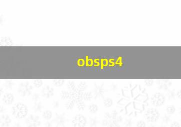 obsps4