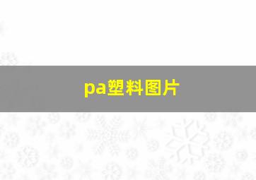 pa塑料图片