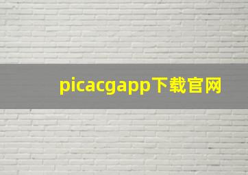 picacgapp下载官网