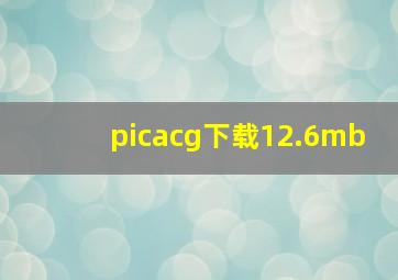 picacg下载12.6mb