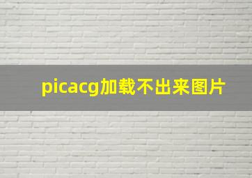 picacg加载不出来图片