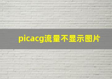 picacg流量不显示图片