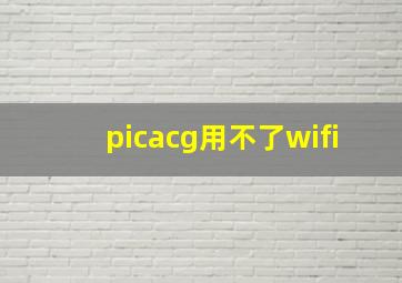 picacg用不了wifi