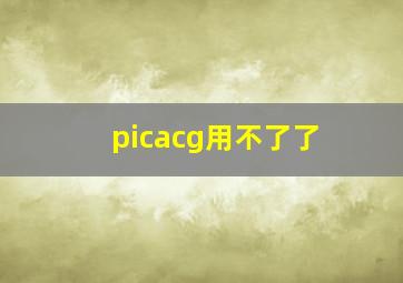 picacg用不了了