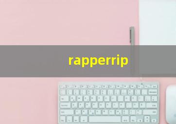 rapperrip