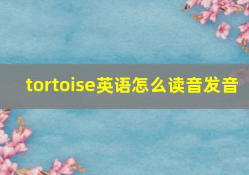 tortoise英语怎么读音发音