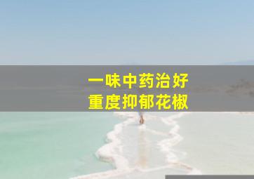 一味中药治好重度抑郁花椒