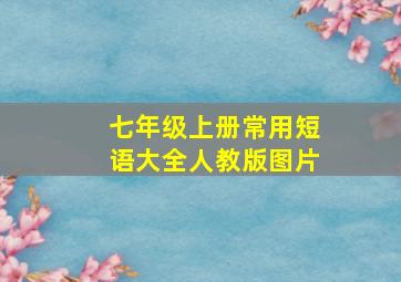 七年级上册常用短语大全人教版图片