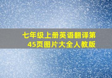 七年级上册英语翻译第45页图片大全人教版