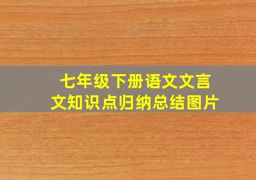 七年级下册语文文言文知识点归纳总结图片