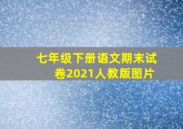 七年级下册语文期末试卷2021人教版图片