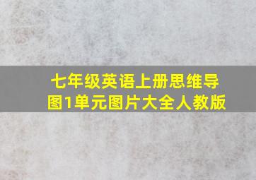 七年级英语上册思维导图1单元图片大全人教版