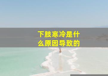 下肢寒冷是什么原因导致的